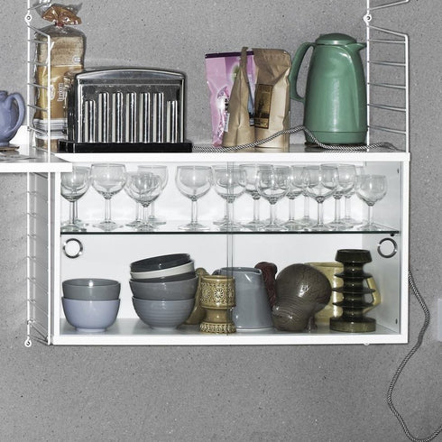 String System Display Cabinet / Sliding Glass Doors